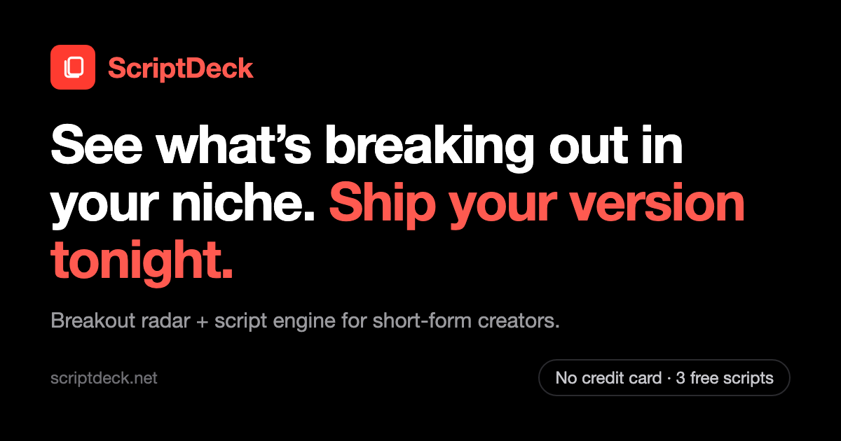 shipped an AI script pipeline for youtube shorts — the bug that taught me the most logo